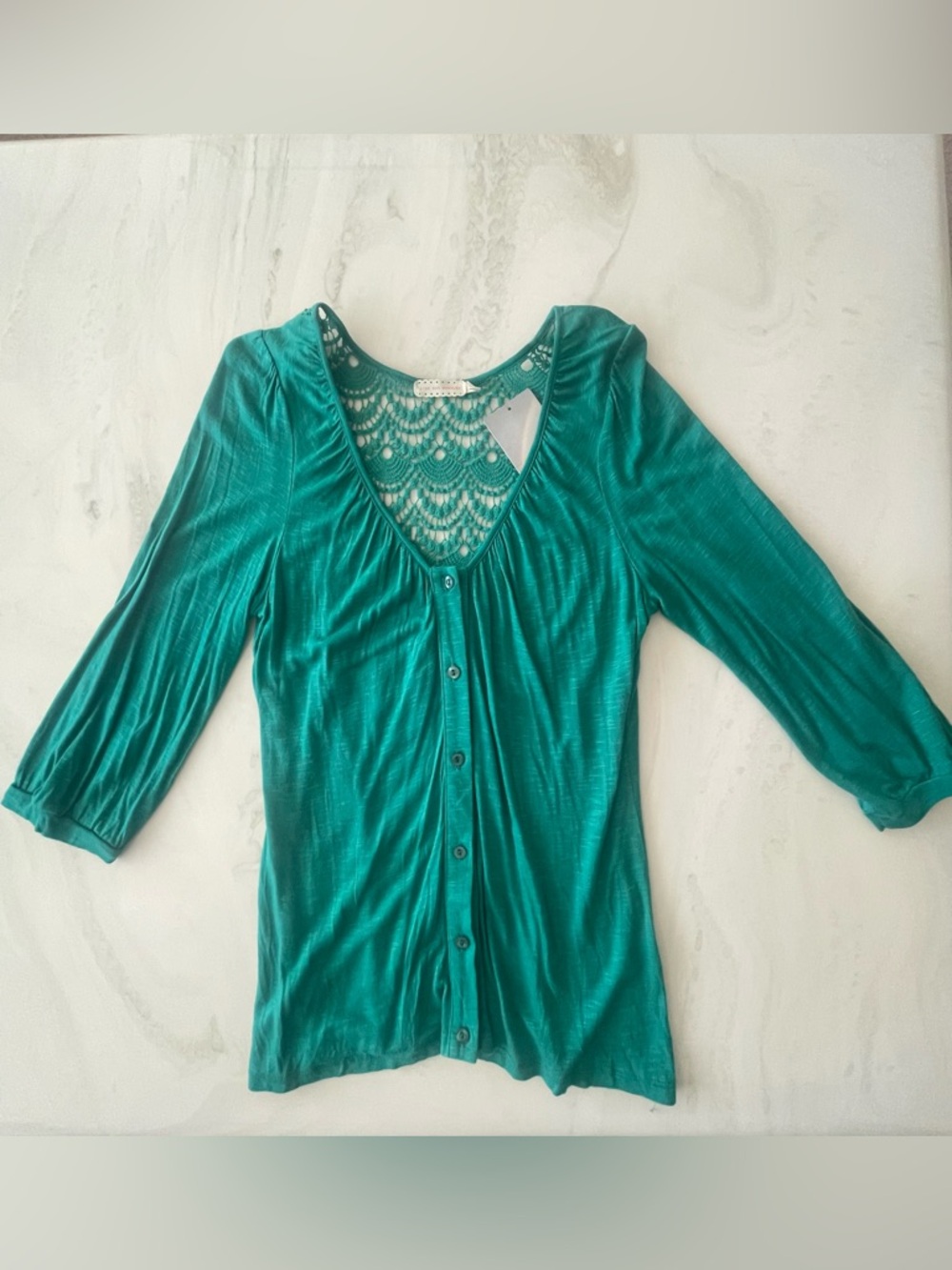 Brand New - Pins and Needles - Women's Lace-Back Button Front Top